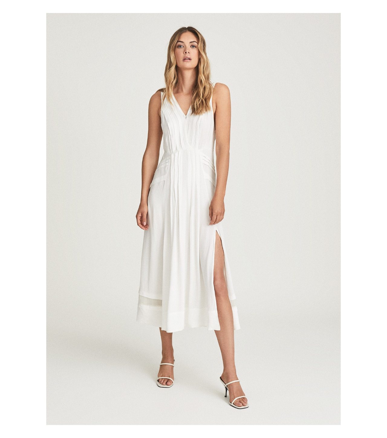 Marcella White Beach Dress