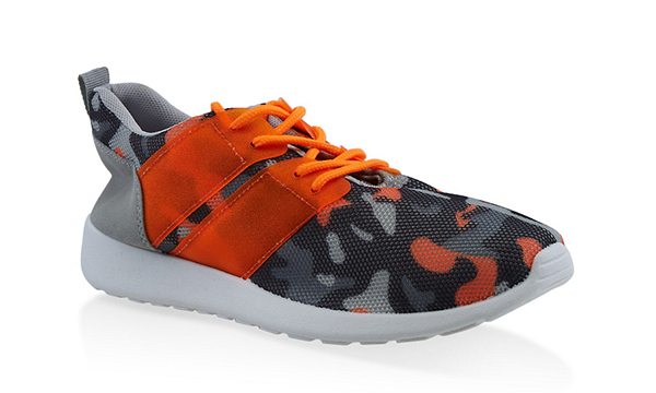 Camo Mesh Athletic Sneakers