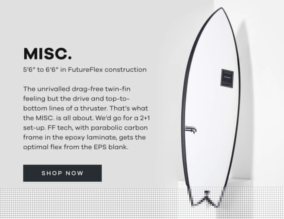 MISC. FutureFlex Futures 2+1 Surfboard