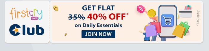 FirstCry Club Get FLAT 40% OFF* on Daily Essentials Join Club Now