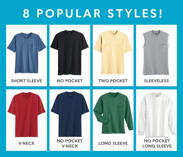 8 Popular Styles!