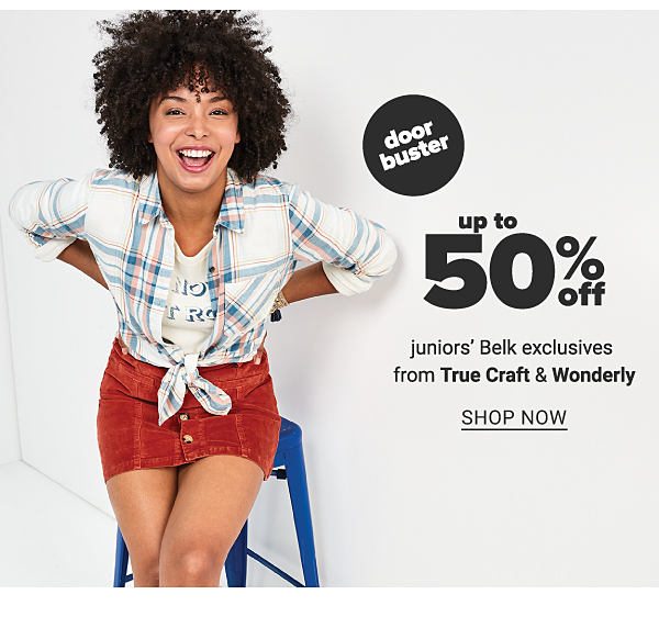 Up to 50% off Juniors Belk Exclusives - Shop Now