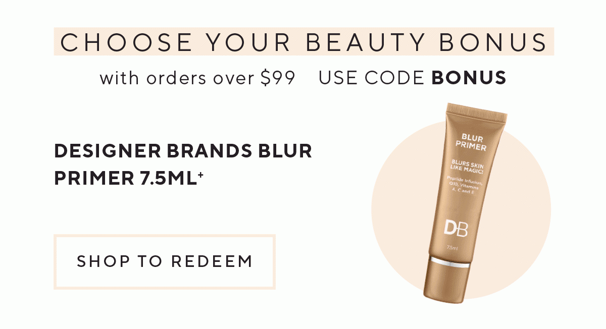 Choose your beauty bonus