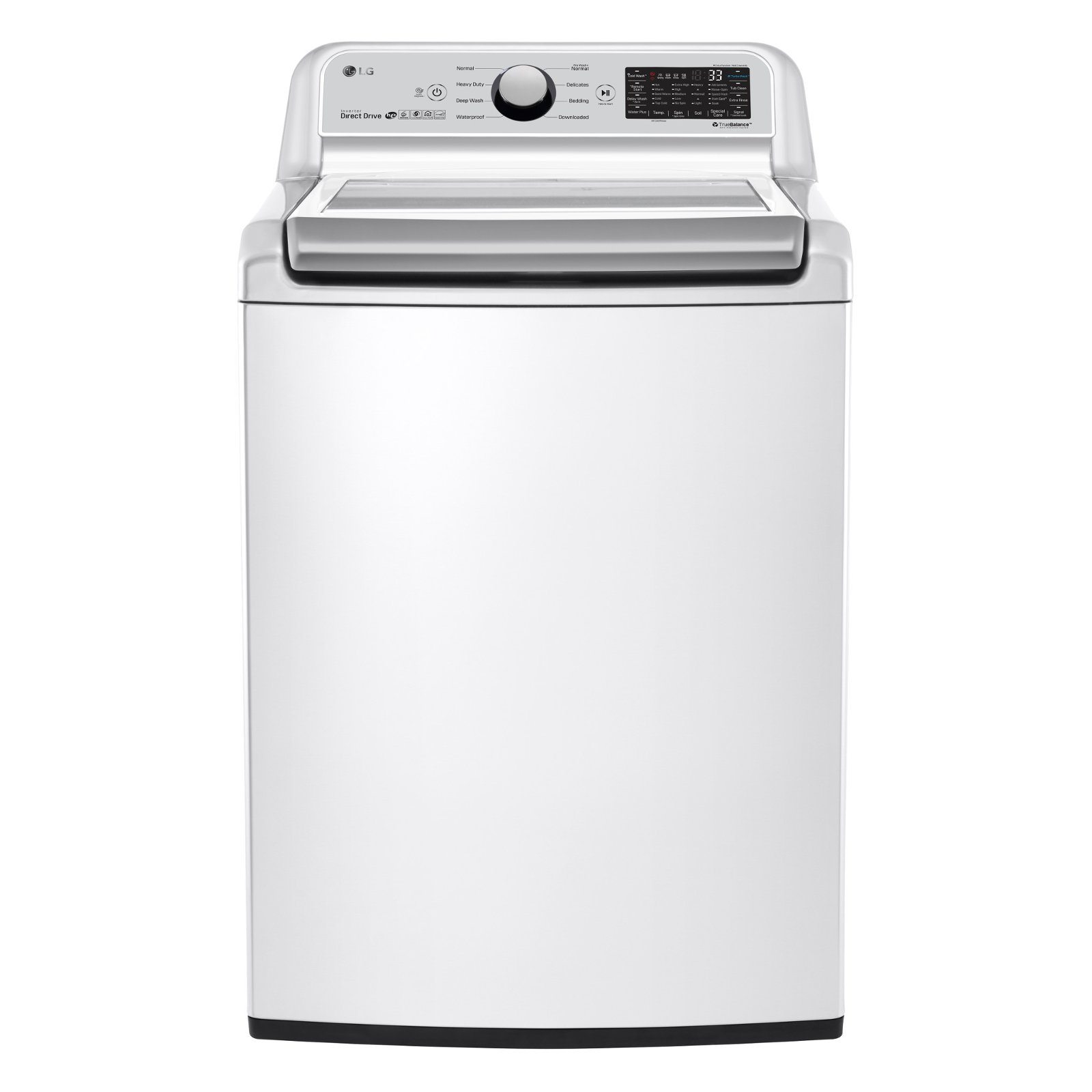 LG 5.0 cu. ft. Top Load Washer with TurboWash3D - White