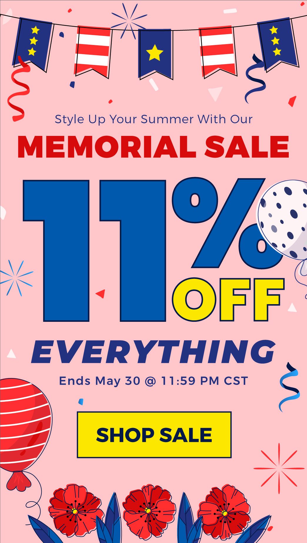 sale save 11% off