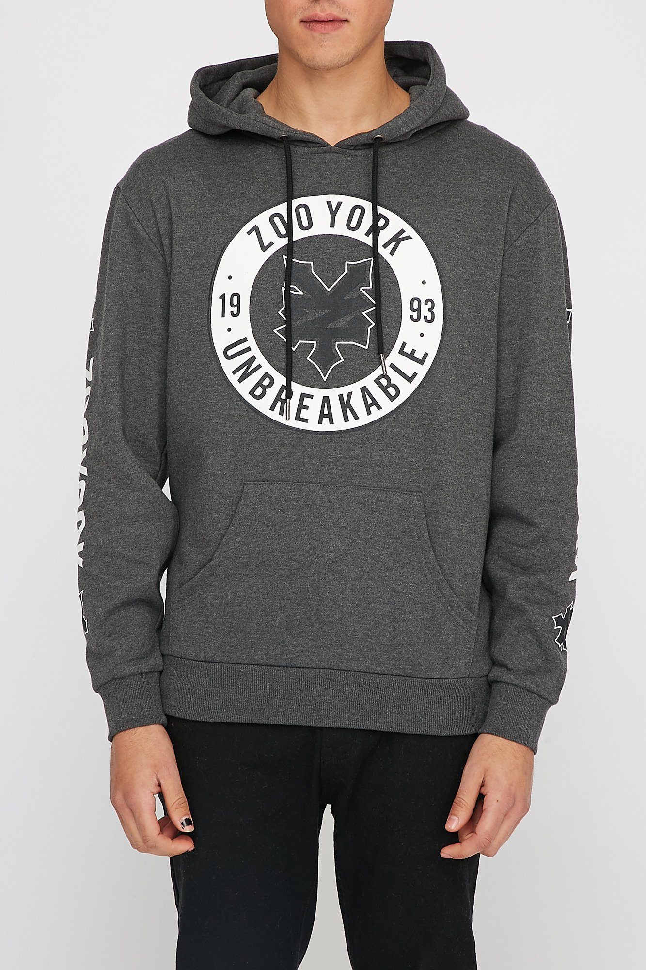 Image of Zoo York Mens Circle Logo Hoodie