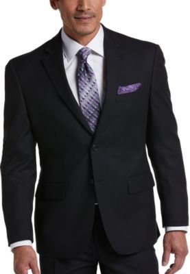 Pronto Uomo Black Stripe Modern Fit Suit