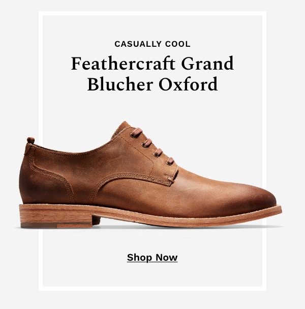 Shop Men's Feathercraft Grand Blucher Oxford in Mesquite