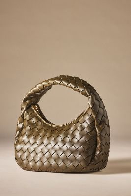 The Inez Woven Faux Leather Bag
