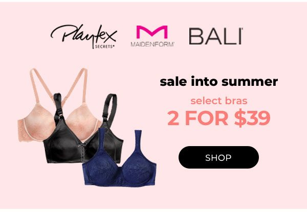 Select Bras 2 for $39