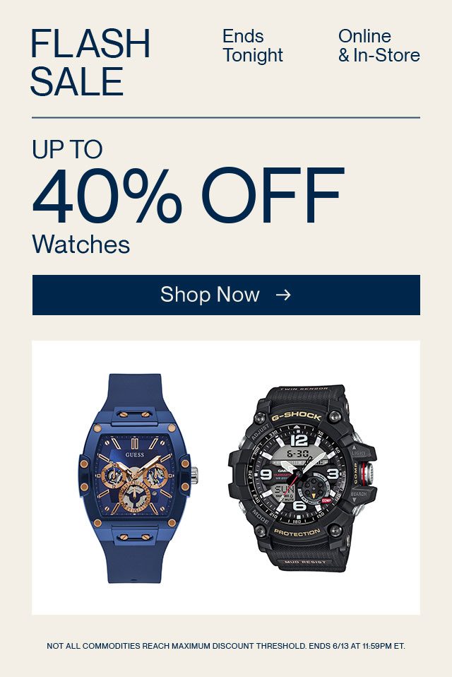 UP TO 40% OFF Watches