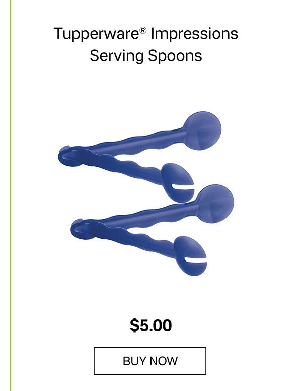Tupperware Impressions Serving Spoons