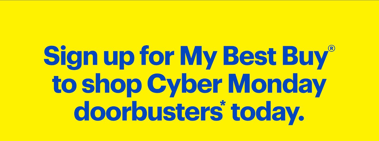 Cyber Week Doorbusters