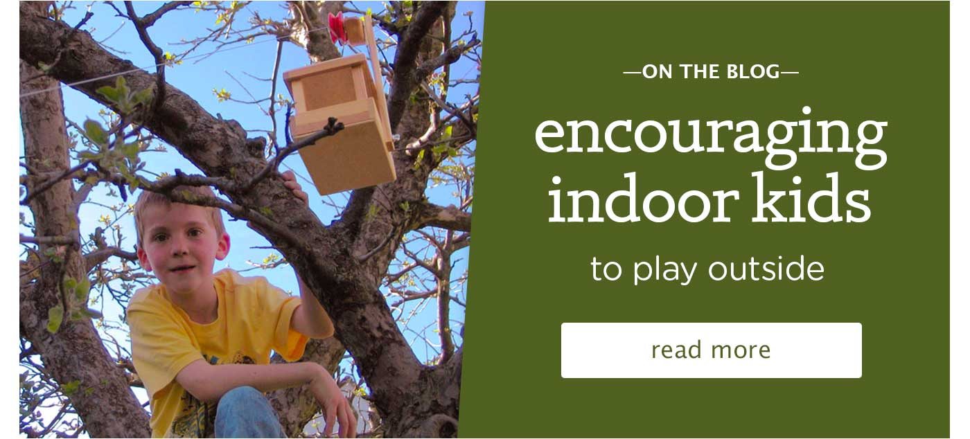 encouraging indoor kids to play outside