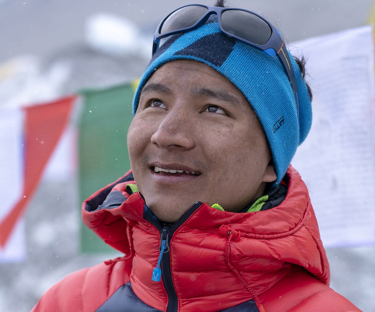 The Sherpa blazing his own trail