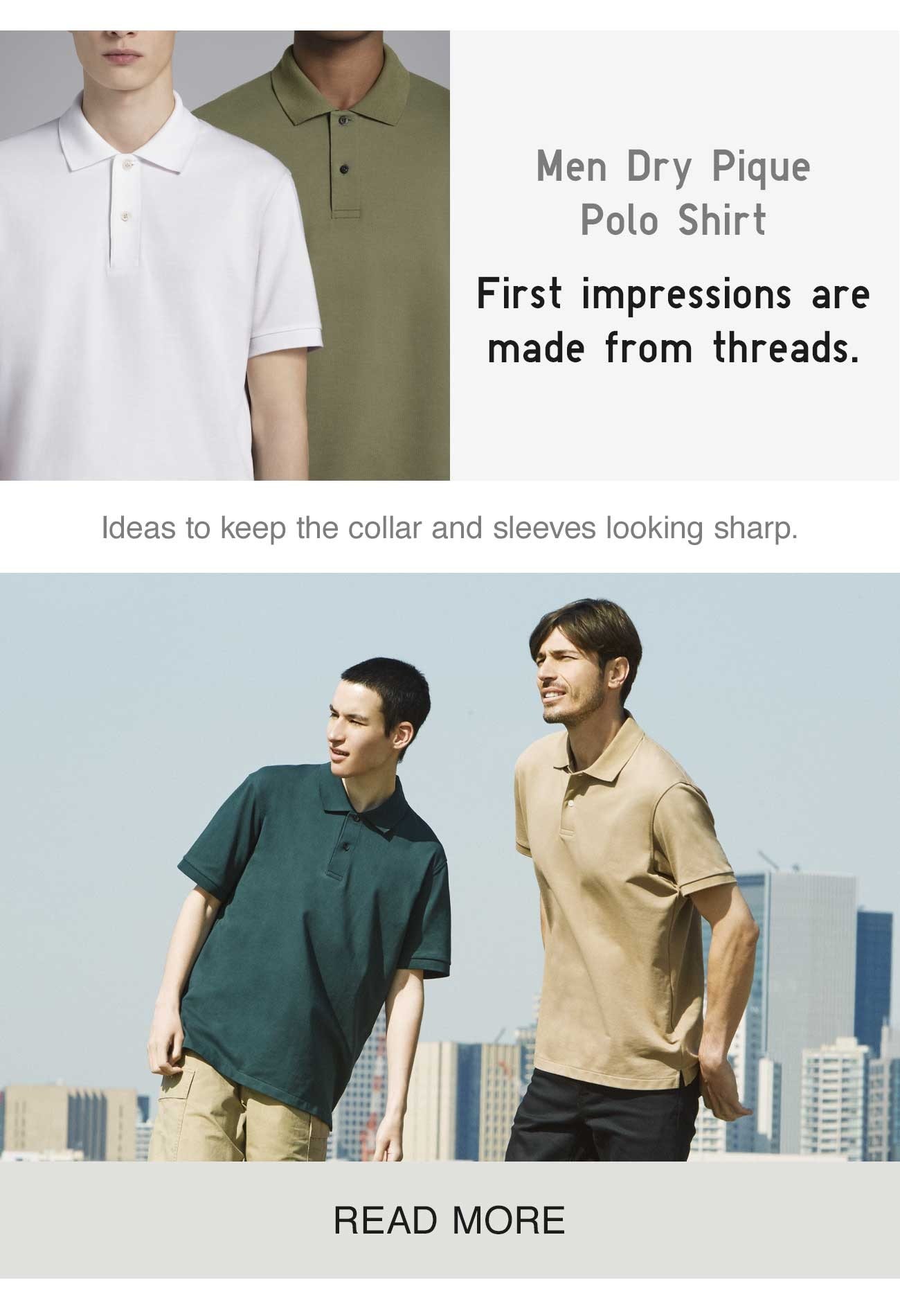 MEN DRY PIQUE POLO SHIRT