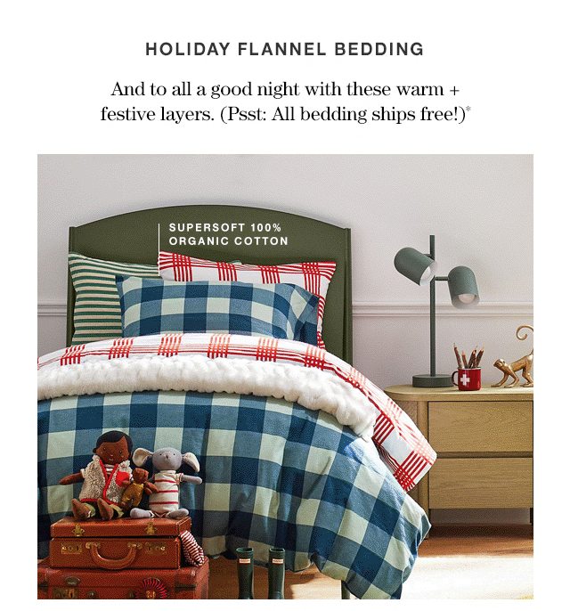 Holiday Flannel Bedding