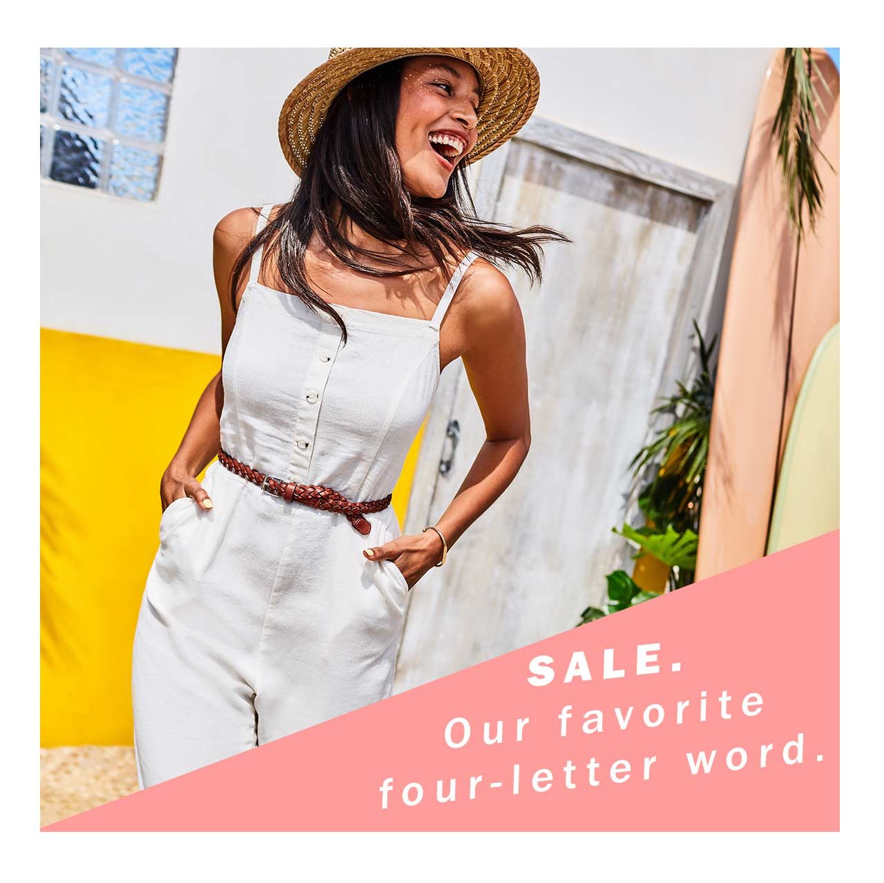 sale. Our favorite four-letter word.