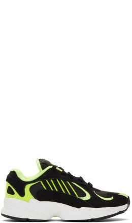 adidas Originals - Black & Yellow Yung-1 Sneakers