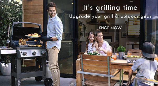 Upgrade your grill, patio furniture, and more