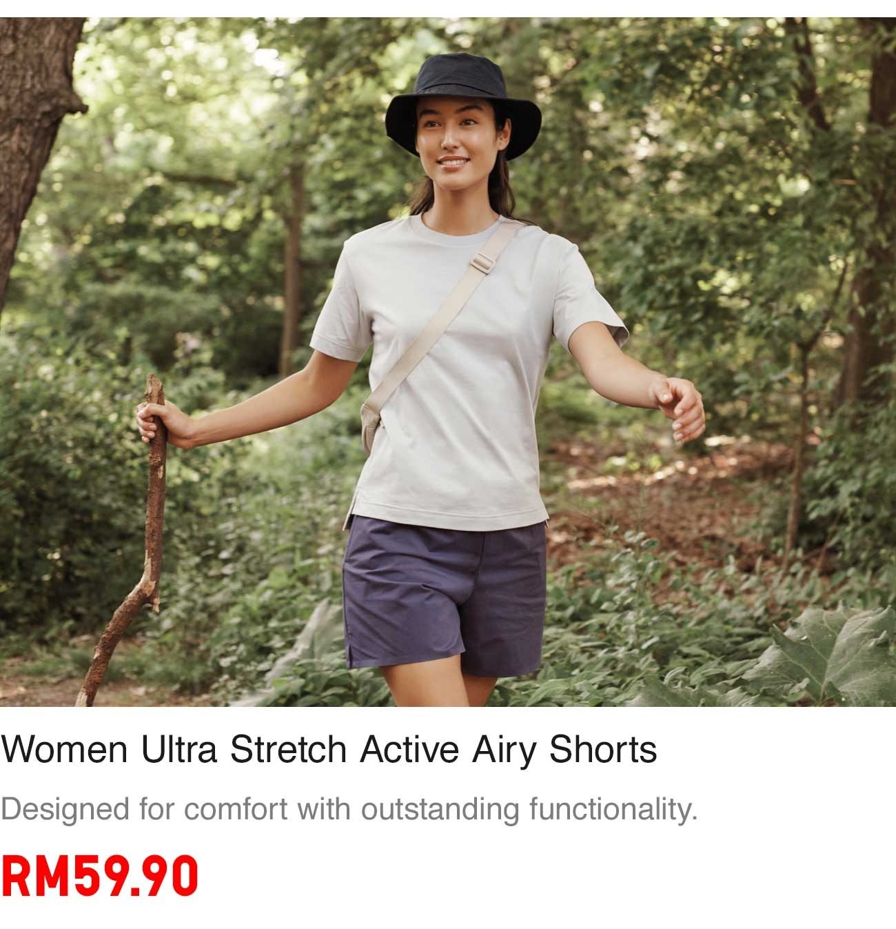 WOMEN ULTRA STRETCH ACTIVE AIRY SHORTS