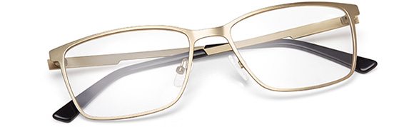Stainless Steel Rectangle Eyeglasses 3219211