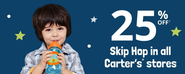 25% OFF† Skip Hop in all Carter's® stores