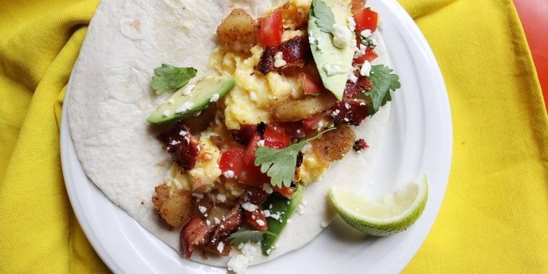 Simple Weeknight Meal, Breakfast Taco