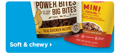 Soft and chewy treats >