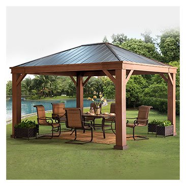 Fallbrook Aluminum Hardtop 12' x 14' Gazebo