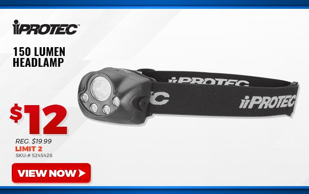 iProtec 150 Lumen Headlamp