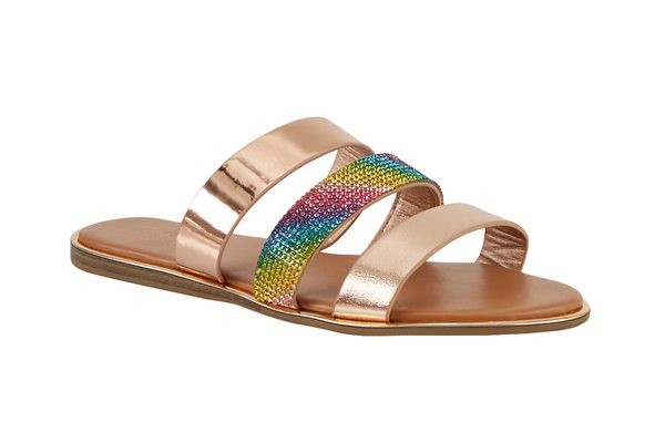 Triple Band Slide Sandals