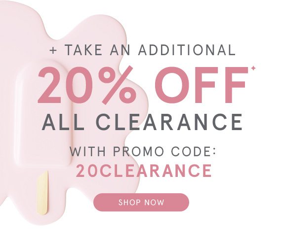 Take an Additional 20% Off All Clearance with Promo Code 20CLEARANCE