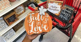 Fall Home Decor Signs Only $5 at Michaels (Regularly $10)