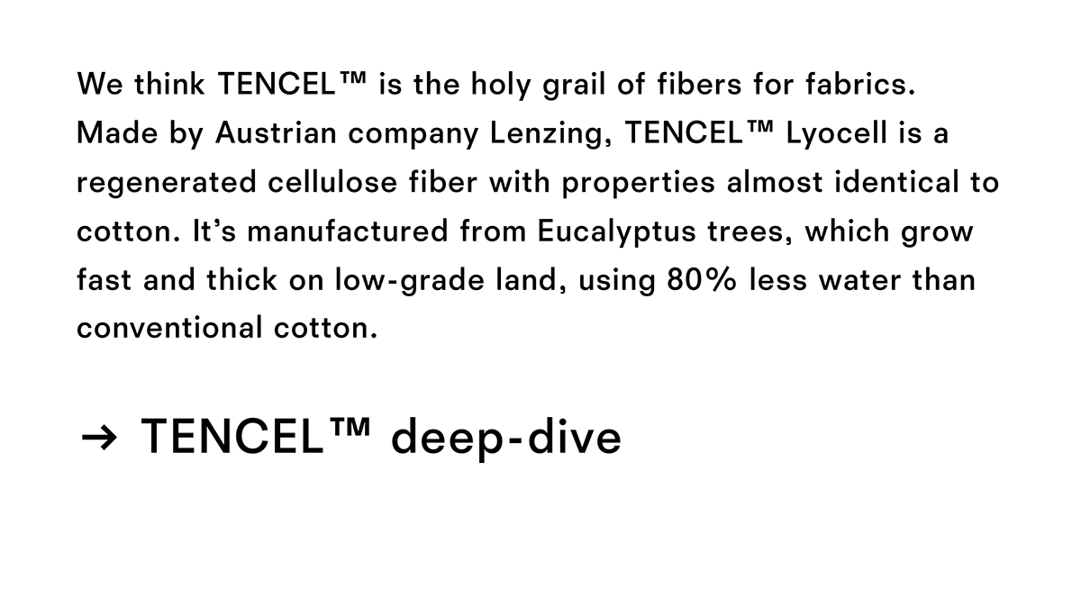 Tencel deep-dive