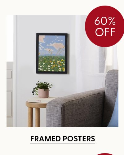 60% Off | Shop Framed Posters