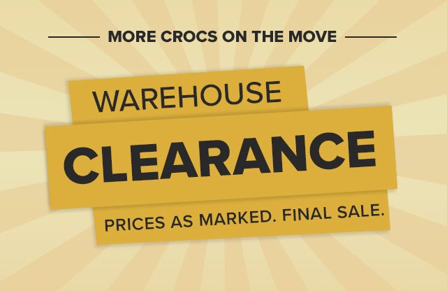 crocs warehouse sale 2019