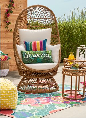 Take an extra $50 off $200 purchase of patio furniture and outdoor decor when you use promo code PAT