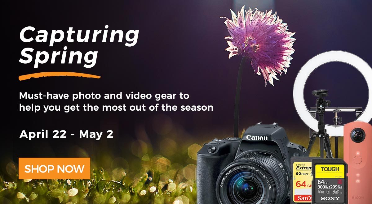 Capturing Spring: Must-have photo and video gear to help you get the most out of the season. April 22 - May 2