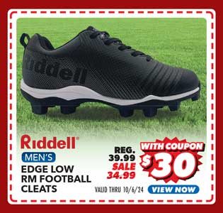 Riddell Edge Low Cut RM Men's Football Cleats