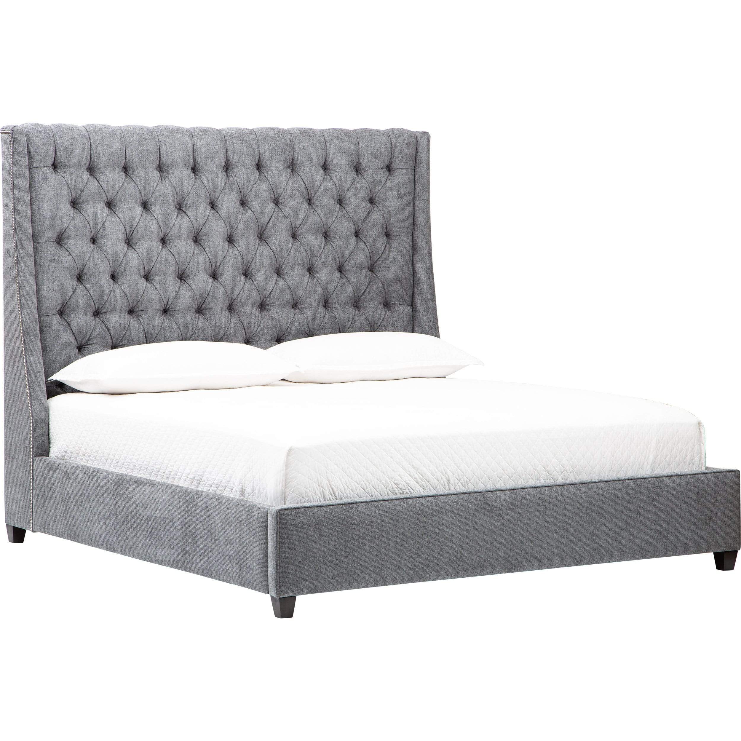 Image of Amelia Tall King Bed, Van Charcoal