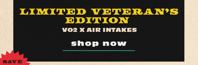 V02 X Air Intakes Limited Edition