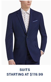 Suits starting at $119.99