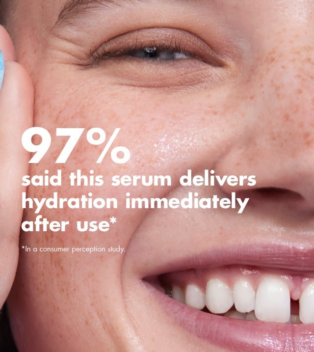 97% said this serum delivers hydration immediately after use