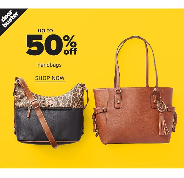 Up to 50% off Handbags - Shop Now