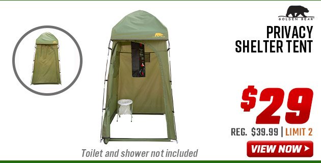 Golden Bear Privacy Shelter Tent