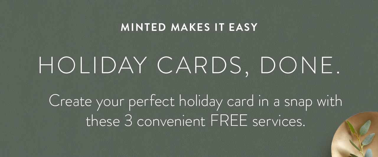 Create your perfect holiday card with these 3 convenient free services.