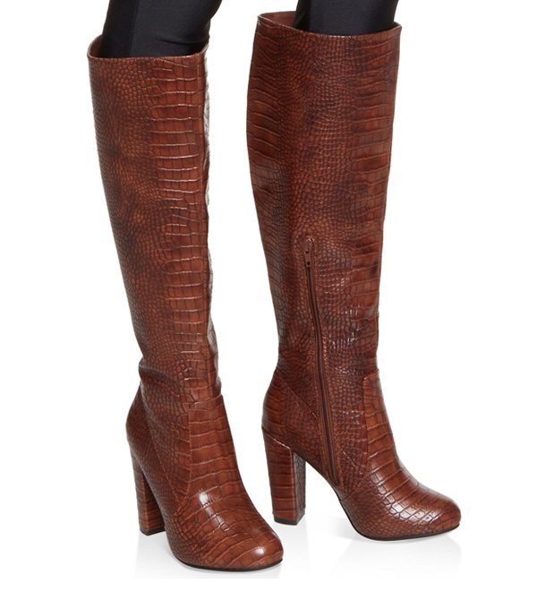 Knee High Block Heel Boots