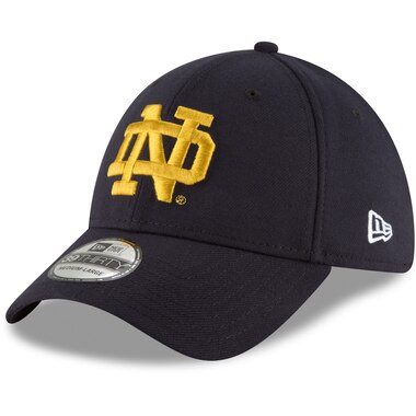 New Era Notre Dame Fighting Irish Navy College Classic 39Thirty Logo Flex Hat