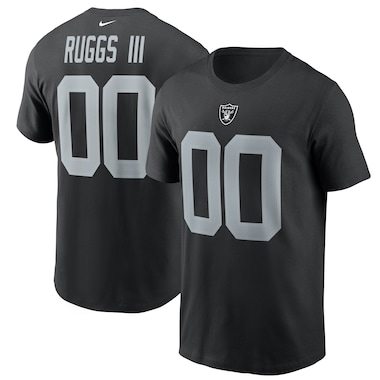 Henry Ruggs III Las Vegas Raiders Nike 2020 NFL Draft First Round Pick Player Name & Number T-Shirt - Black